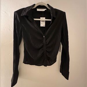 Black ASTR the Label Button Up Top